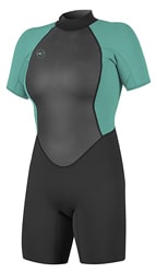 O'Neill Women's Reactor-2 2mm Back Zip Short Sleeve Spring Wetsuit