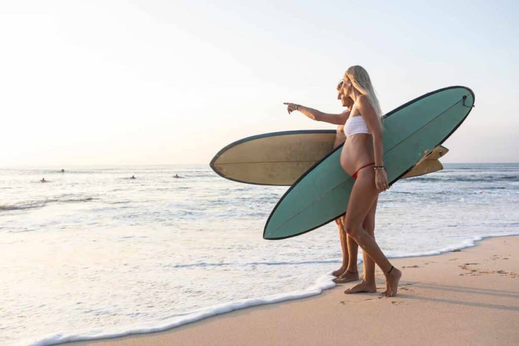 risks surfing when pregnant