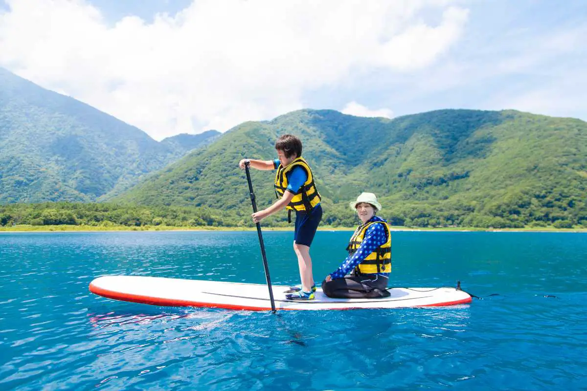 learning Stand Up Paddle Board