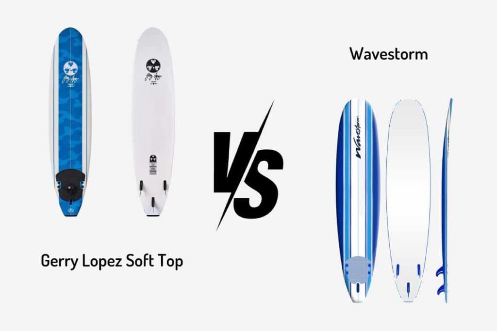 Gerry Lopez soft top vs Wavestorm guide