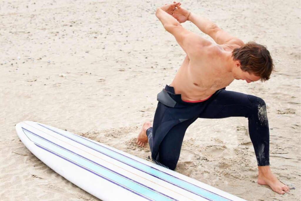 what muscles does surfing work